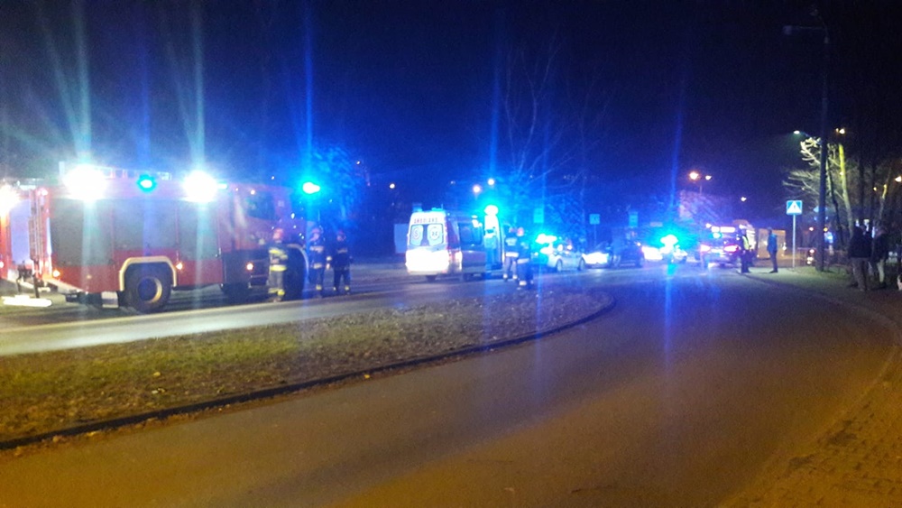 Potrącenie pieszego w Wirku!