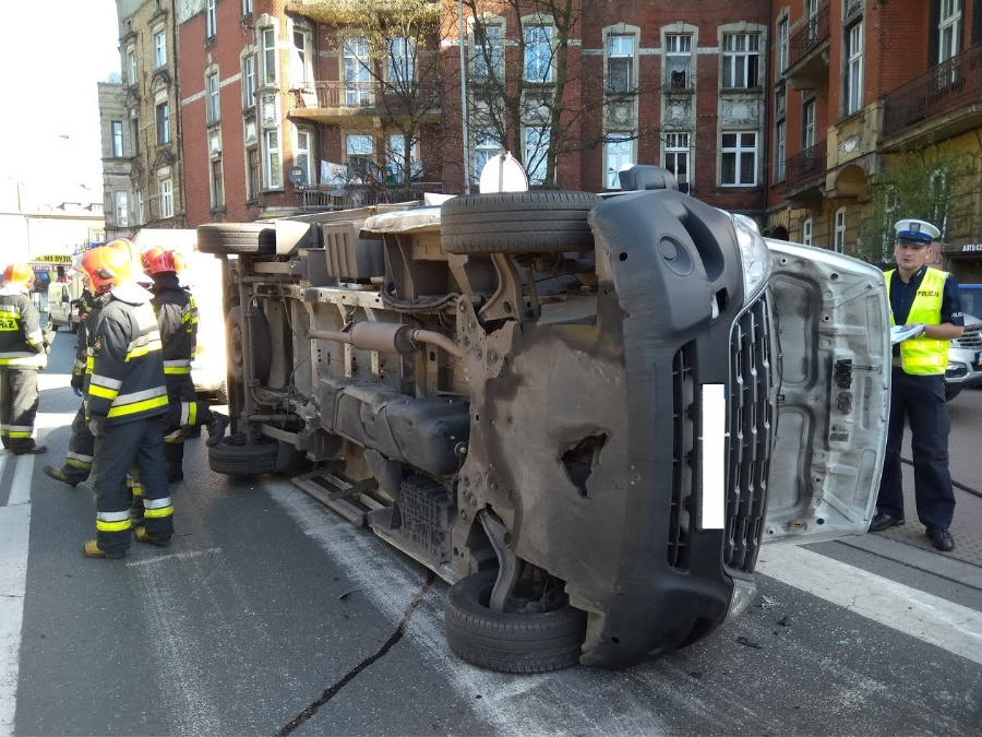 Wypadek na ul. Strzelców Bytomskich