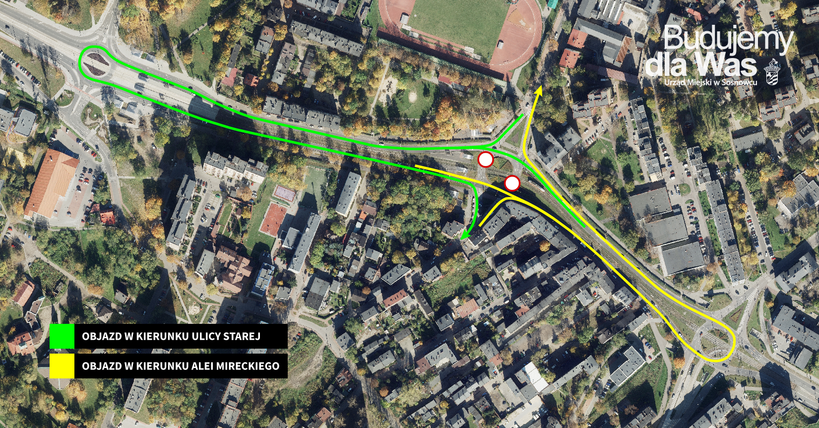 Utrudnienia na rondzie!