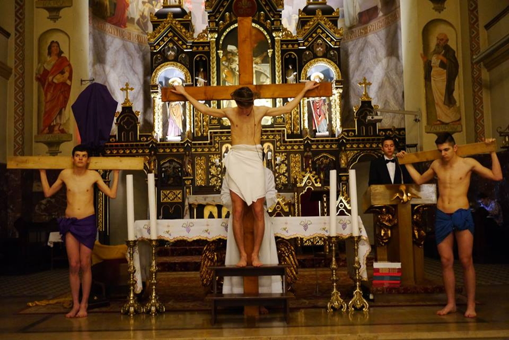 Niecodzienne Misterium Paschalne w mikołowskiej Bazylice