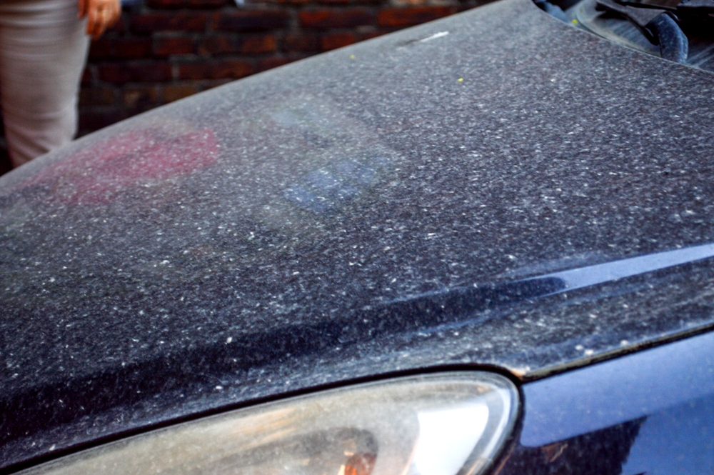 Rdza, kurz? Nie, to pył z... Sahary