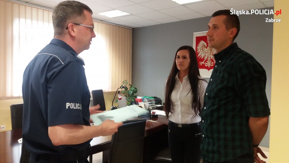 Komendant podziękował za pomoc w zatrzymaniu przestępcy