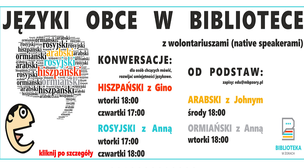 Naucz się języka obcego w żorskiej bibliotece!