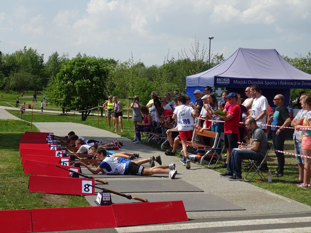Świetna zabawa na zawodach "Biathlon Dla Każdego"!