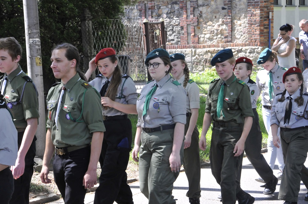 Uroczystość z okazji 3 Maja 77