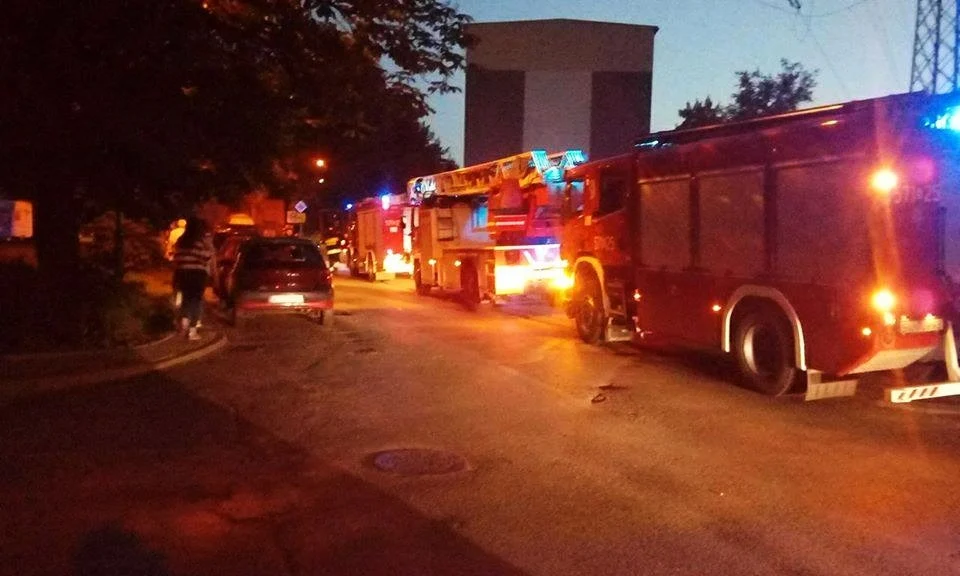 Nocna akcja strażaków!