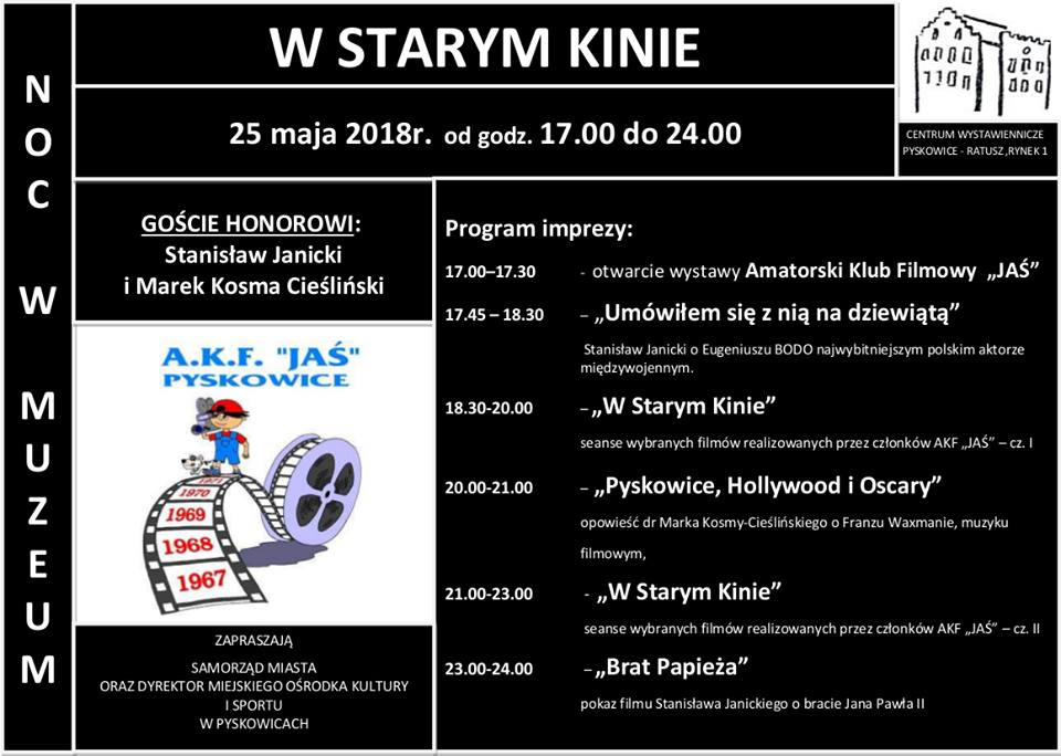 Pyskowicka Noc Muzeów 2018