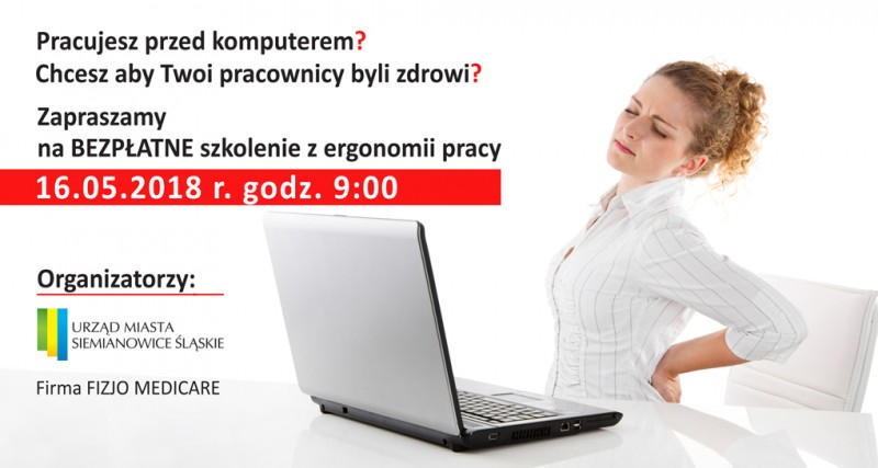 Bezpłatne szkolenie z ergonomii pracy