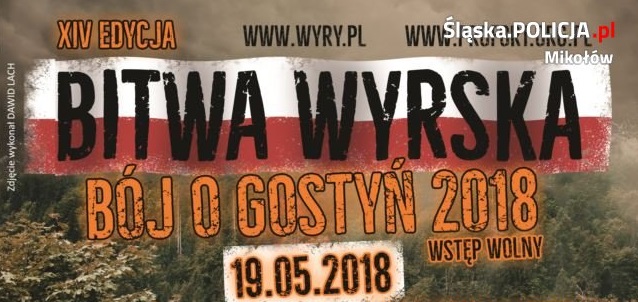 Mundurowi zabezpieczali XIV edycję imprezy pn."Bitwa Wyrska"
