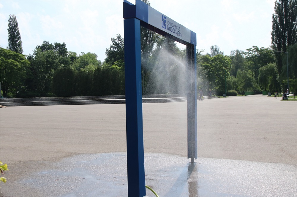 Sosnowiec orzeźwia - kurtyny wodne już działają