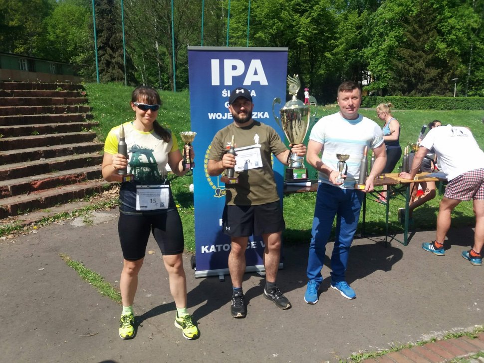 Policjanci na 9 Wiosennym Biathlonie Śląskiej IPA