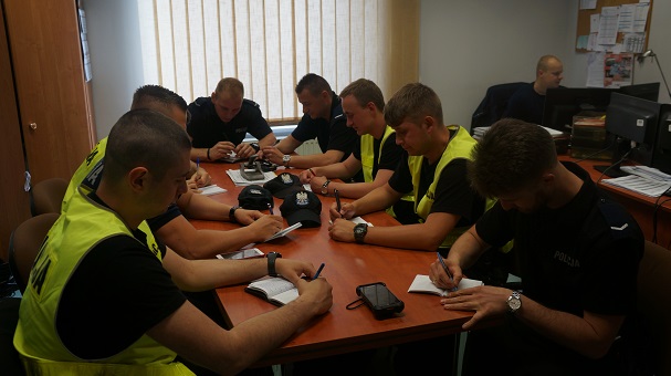 Młodzi adepci policyjnego rzemiosła