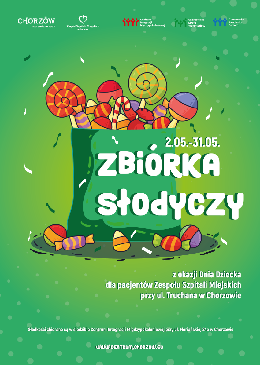 Zbiórka słodyczy dla małych pacjentów