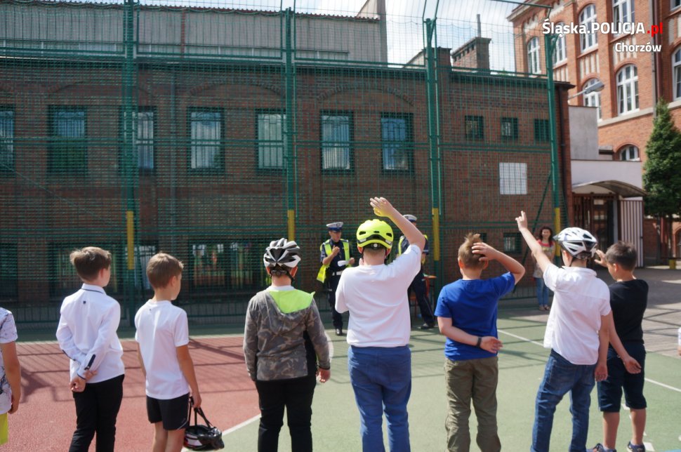 Egzamin młodych rowerzystów