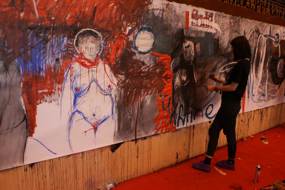 Festiwal Rysowania - artyści opanowali halę MOSIR