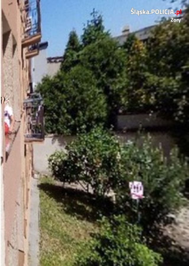 Zareagowała widząc dziecko na parapecie