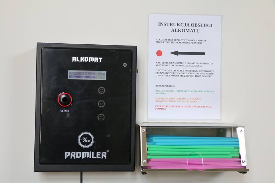 Urząd Miejski w Pyskowicach zakupił ogólnodostępny alkomat