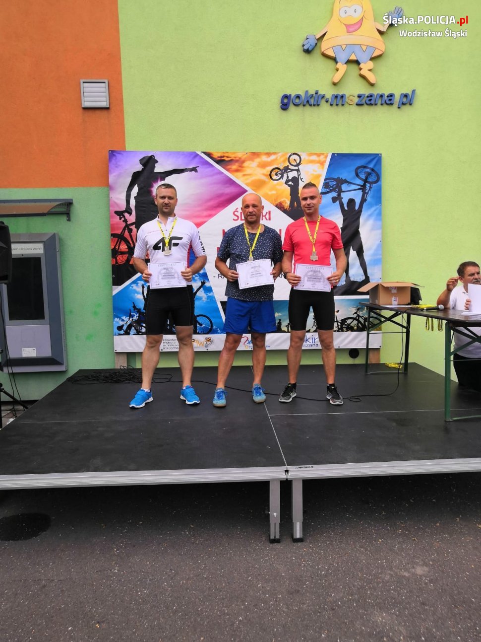 Policjanci wzięli udział w Śl. Maratonie Rowerowym Mszana