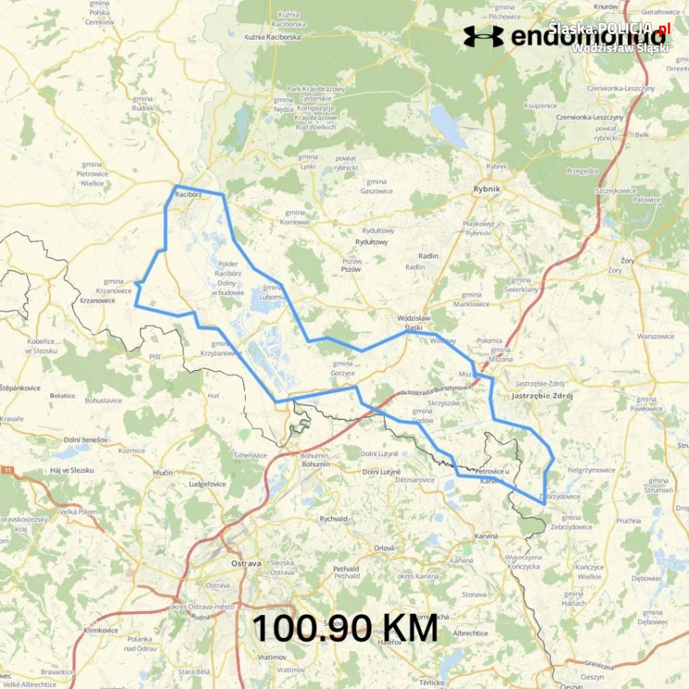 Policjanci wzięli udział w Śl. Maratonie Rowerowym Mszana