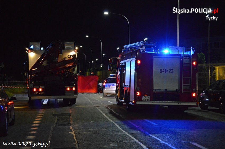 Śmiertelny wypadek motocyklisty