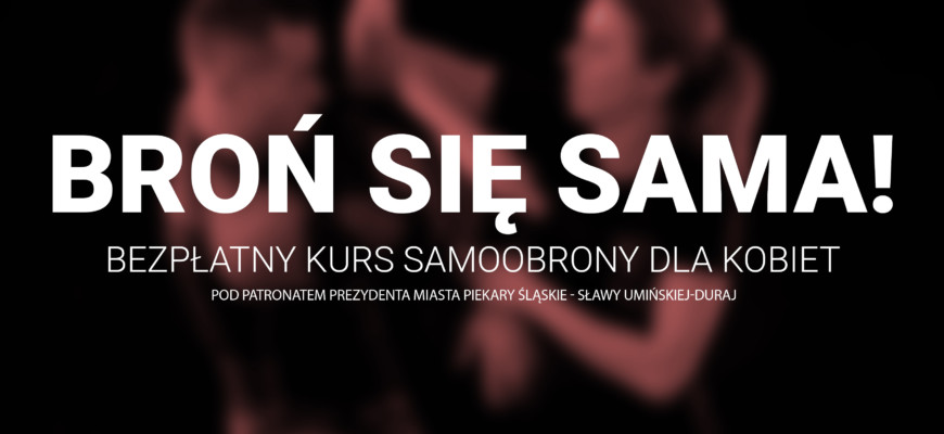 Zapraszamy na bezpłatny kurs samoobrony dla kobiet!
