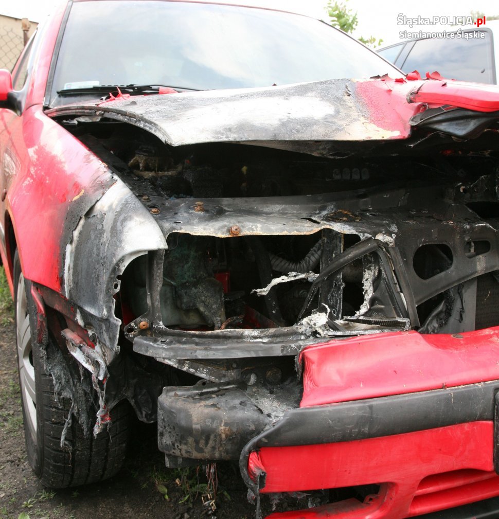 Zatrzymany za podpalenie samochodu