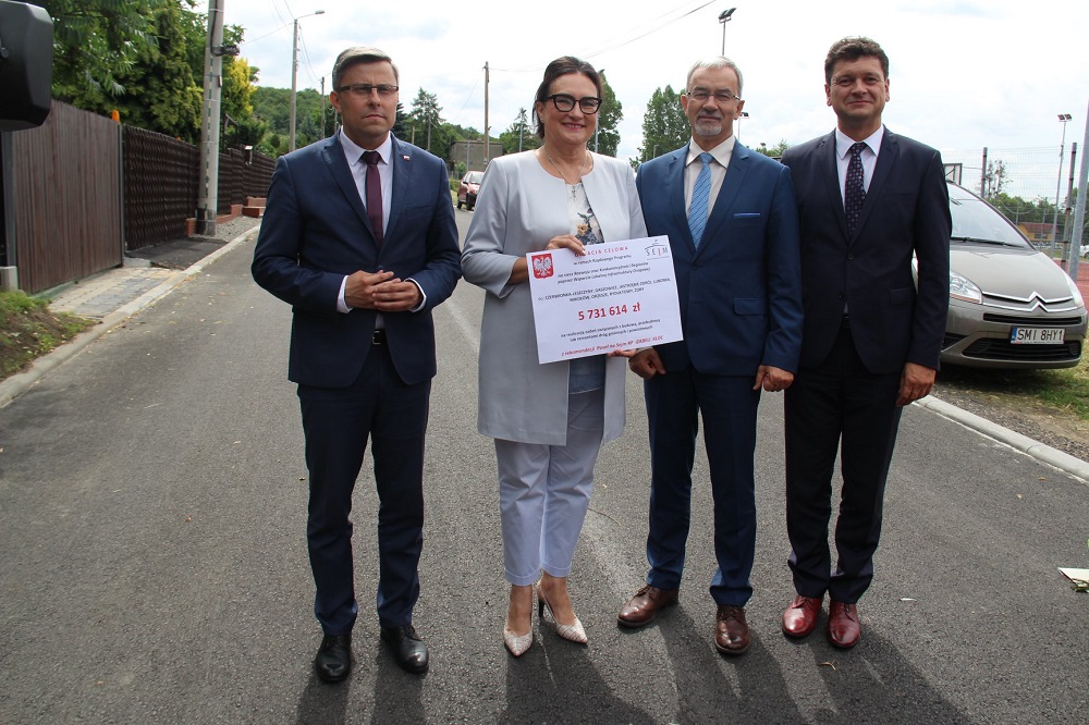 Minister i wojewoda w Orzeszu