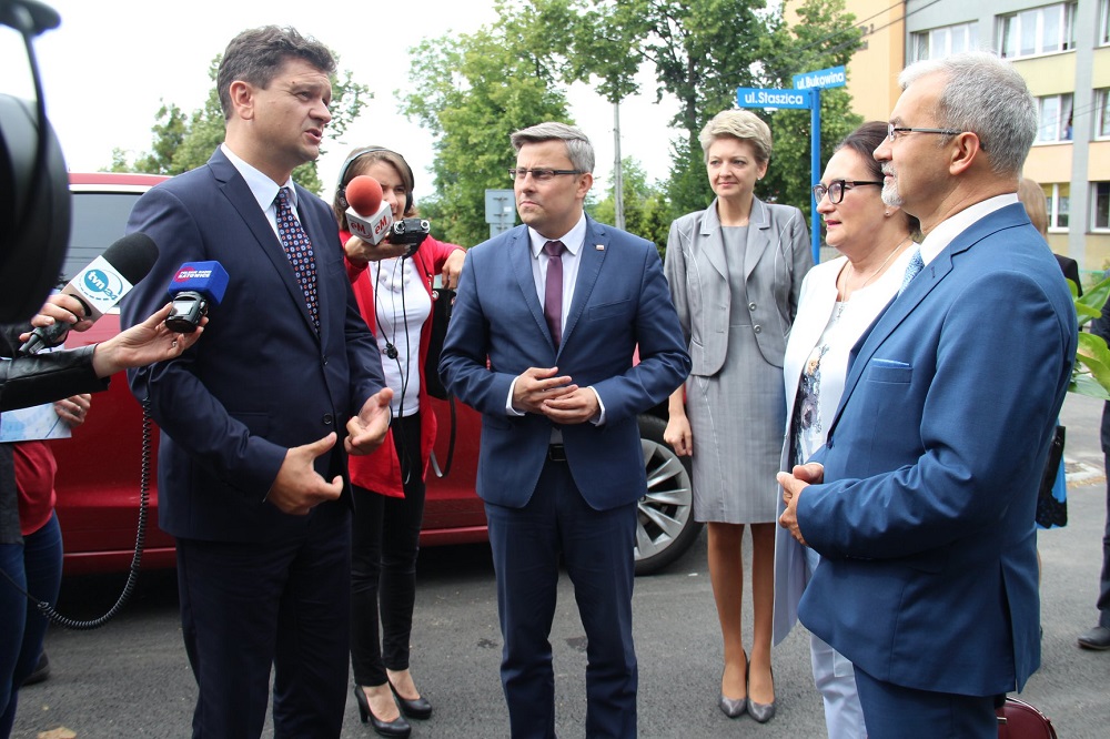 Minister i wojewoda w Orzeszu