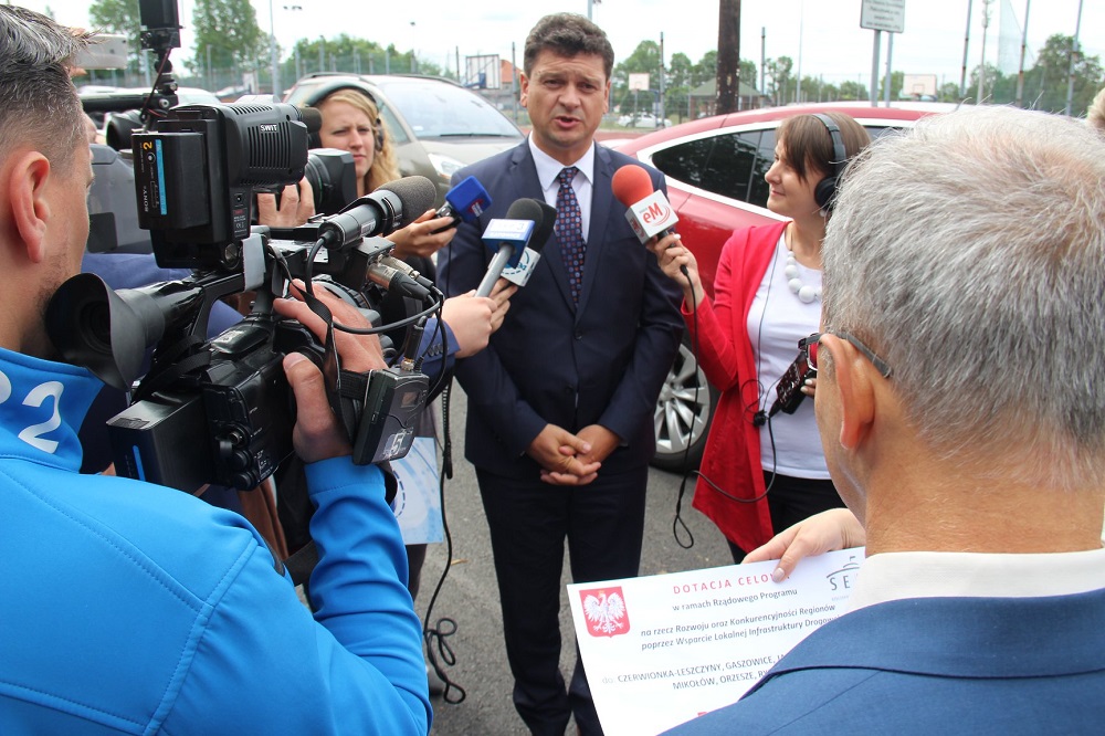 Minister i wojewoda w Orzeszu