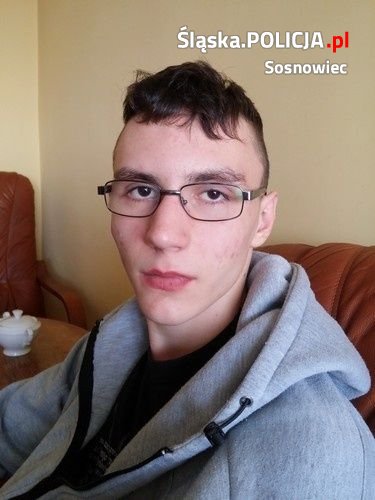 Zaginiony Patryk Wiśniewski