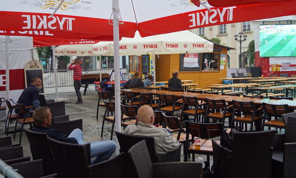 Niebo płakało razem z kibicami