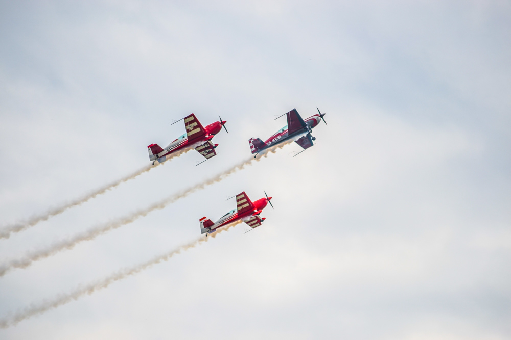 Łogień! Fajera! Samoloty i wojsko na Muchowcu! 66