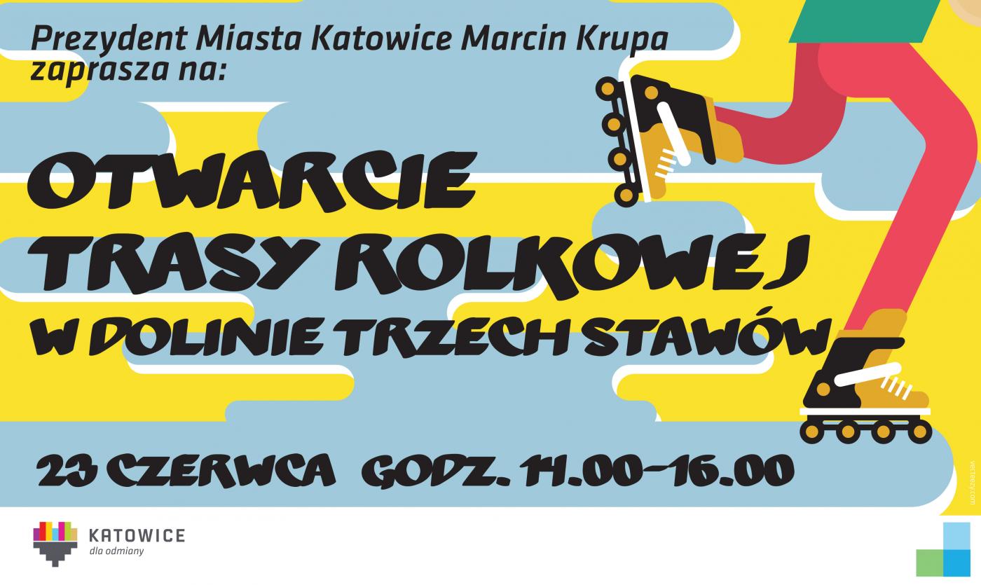 Otwarcie nowej trasy rolkowej w Katowicach