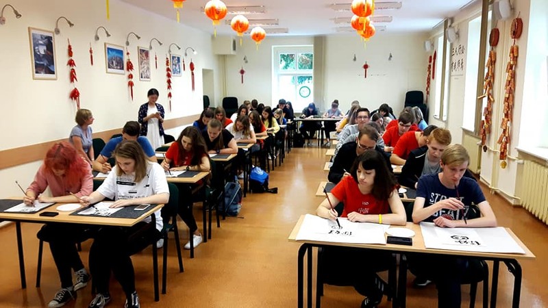 Uczniowie I LO na warsztatach w Opolu