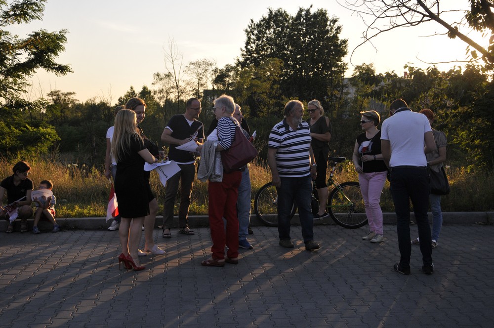 Spór o Sąd Najwyższy: protestowali również w Rudzie Śląskiej
