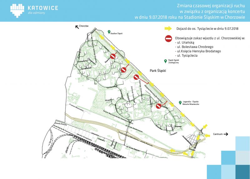 Zmiany w organizacji ruchu w dniu 9 lipca