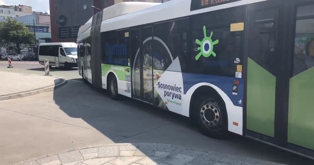 Nowy autobus promujący Sosnowiec
