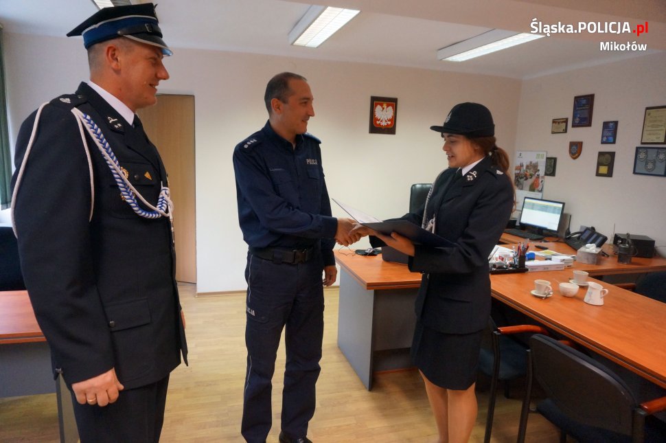 Podziękowanie dla policjantów za uratowanie życia