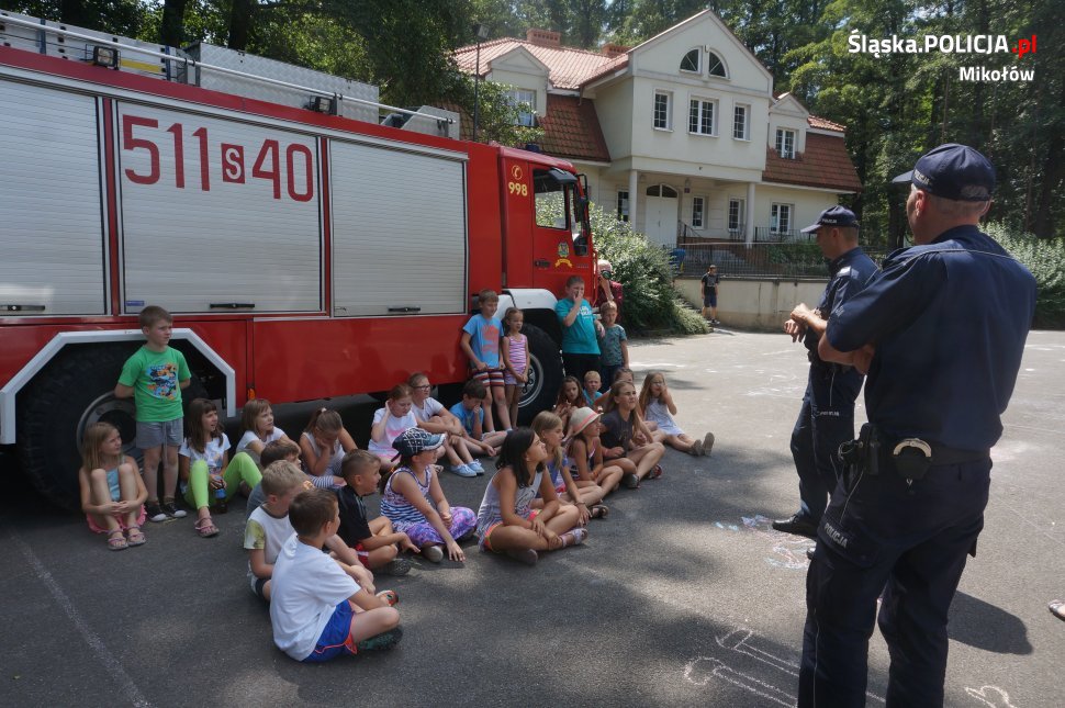 Spotkanie z dziećmi w ramach półkolonii