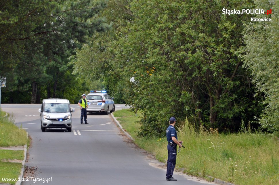 Pościg i strzały na trasie Katowice - Tychy