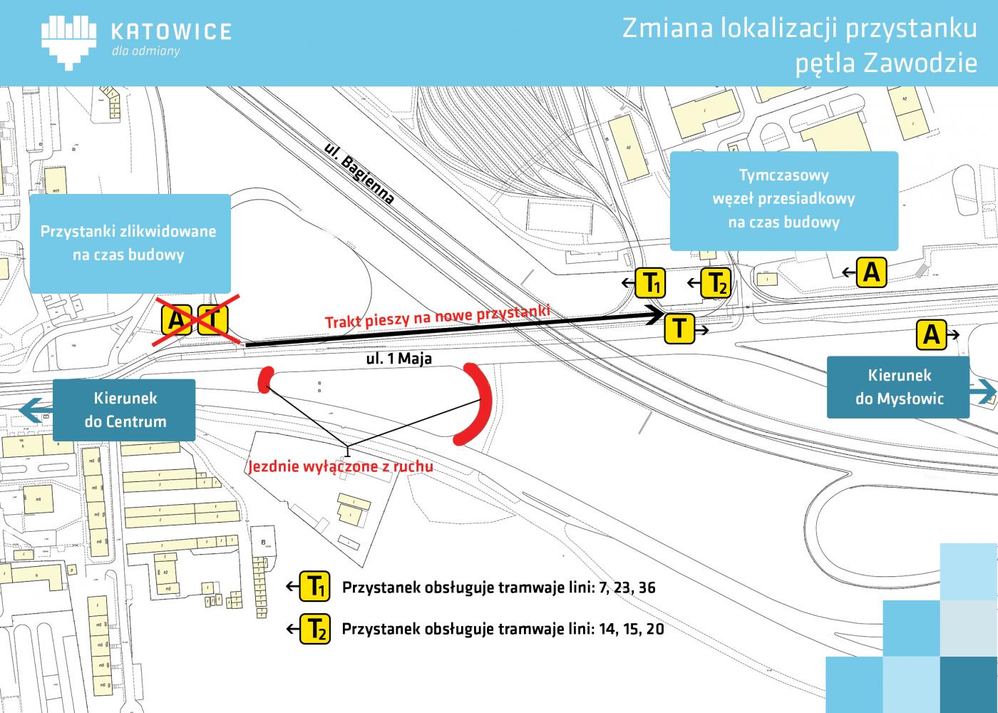 Zmiany w organizacji ruchu przy ul. Sądowej i w Zawodziu