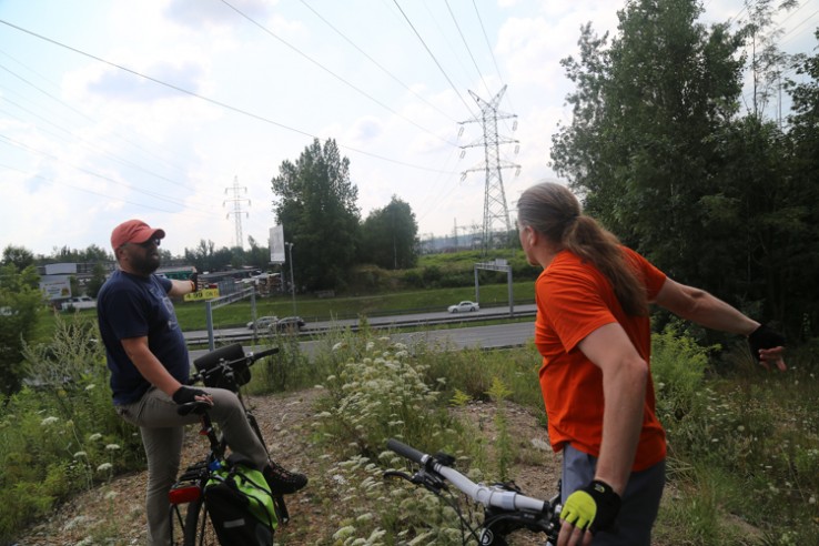 Stare linie wąskotorówek dla rowerów