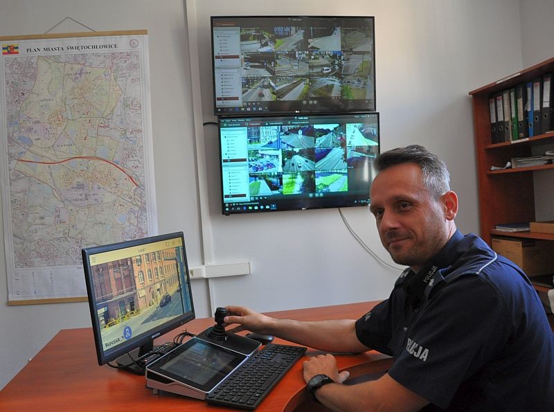 Komenda Miejska z nowym stanowiskiem monitoringu