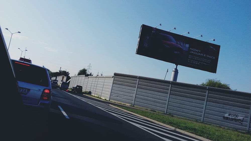 Wypadek na DTŚ w kierunku Katowic!