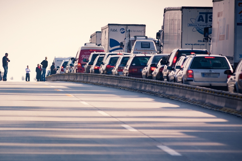 Wypadek na DTŚ. Uwaga na korek!