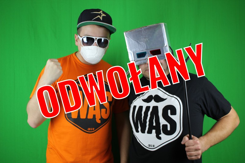 Odwołany koncert Chwytaka i DJ Wiktora!