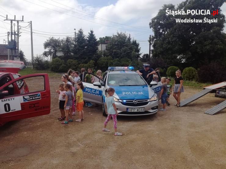 Policjanci zabezpieczali Rajdowy Puchar Śląska