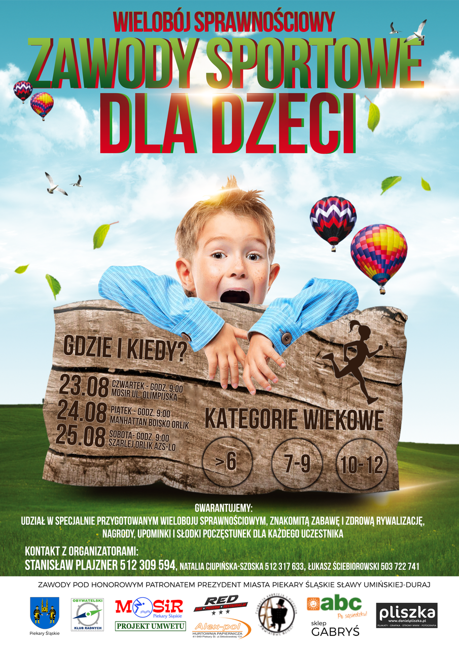 Wieloboje sprawnościowe dla dzieci