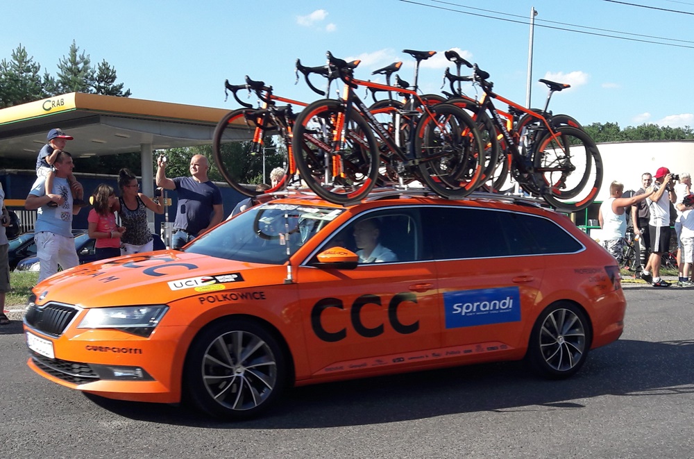 Peleton Tour de Pologne przejechał wczoraj przez Orzesze!