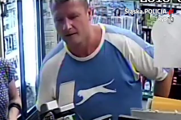 Posłużył się skradzioną kartą - zarejestrował go monitoring